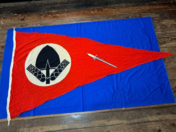 german-world-war-two-rad-labor-pennant-large-parades-80-inches