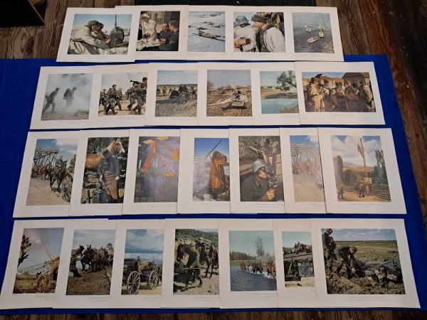 german-world-wr-two-set-of-25-color-pictures-set-large-size-for-government-buildings-or-recruiting-centers