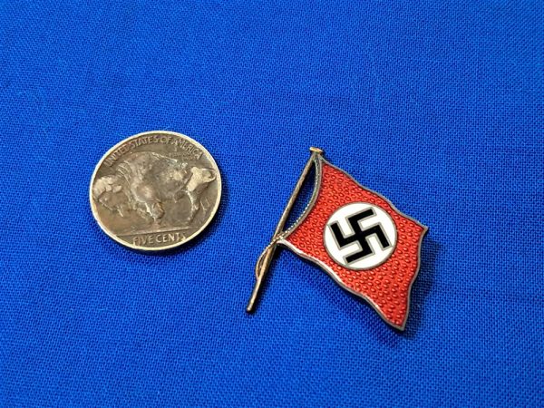 world-war-two-german-flag-pin-for-lapel-wear-nice-enamel-original-back-pin