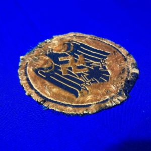 german-world-war-two-n-r-s-l-badge-sports-in-bronze-cloth-bevo-pattern-d-r-l-uniform-removed