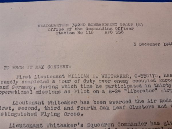 329-bomb-bombardment-group-grouping-set-letter-of-recommendation-and-photo-of-pilot-35-missions