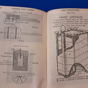 world-war-one-engineer-field-manual-1918-dated-355-pages-full-of-inportant-trench-building-information-hard-cover