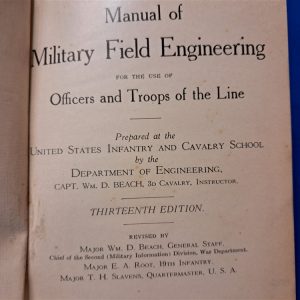 1907-dated-field-engineeering-manual-from-17th-railway-engineer-in-world-war-one-hard-cover-very-descriptive