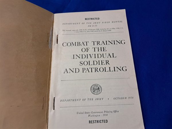 korean-war-era-1950-dated-manual-for-individual-training-and-patrolling-of-soldiers-marine-corps-marked