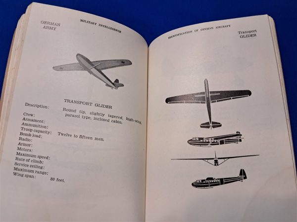 world-war-two-manual-field-for-identification-of-german-planes-1942-dated-early