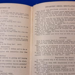 world-war-one-infantry-drill-regs-regulations-1911-updated-to-may-1918-published-by-banta-with-questions-section