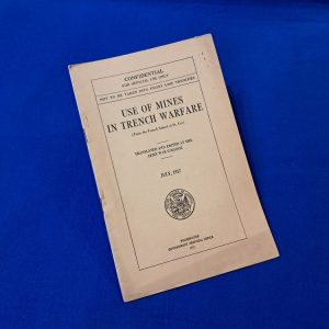 world-war-one-manual-on-tunneling-mines-trench-war-fare-1917-dated-12-pages-secret-scarce