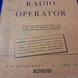 world-war-two-field-manual-technical-radio-operator-1943-with-additions-soft-cover