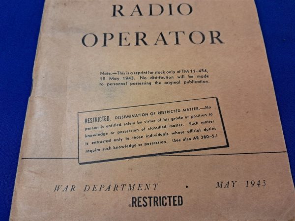 world-war-two-field-manual-technical-radio-operator-1943-with-additions-soft-cover