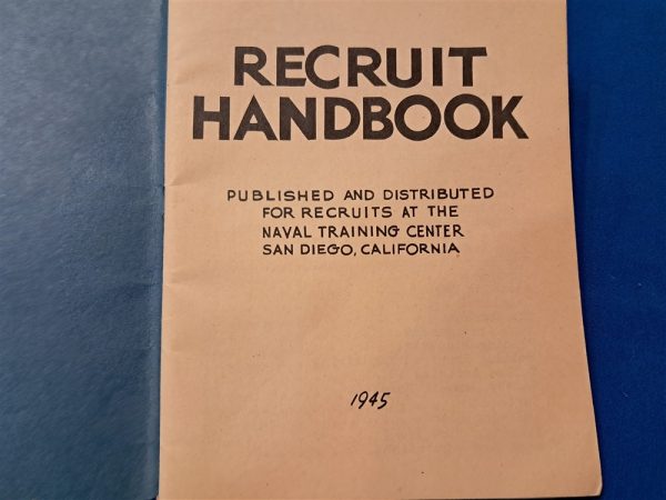 world-war-two-naval-recruit-handbook-1945-dated-57-pages-soft-cover-training-lots-of-diagrams