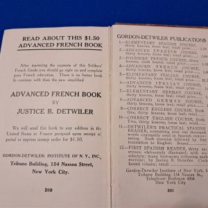 world-war-one-soldier-french-dictionary-translation-208-pages-hard-cover-pocket-size-lessons-expeditionary-forces