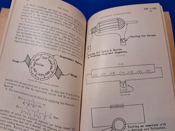 world-war-two-1941-dated-electrical-manual-technical-book-early-soft-cover