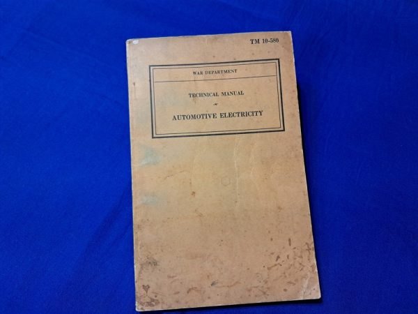 world-war-two-early-1941-dated-automotive-electrical-technical-manual-177-pages