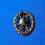 world-war-one-german-wound-badge-black-cut-out-variation-hollow-back-unmarked