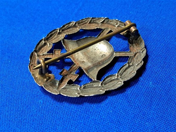 world-war-one-german-wound-badge-black-cut-out-variation-hollow-back-unmarked