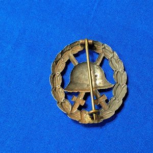 world-war-one-german-wound-badge-black-cut-out-variation-hollow-back-unmarked