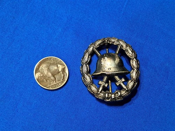 world-war-one-german-wound-badge-black-cut-out-variation-hollow-back-unmarked