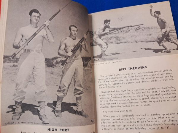 world-war-two-bayonet-private-bought-training-manual-book-printed-in-1944-for-soldiers-to-defend-with