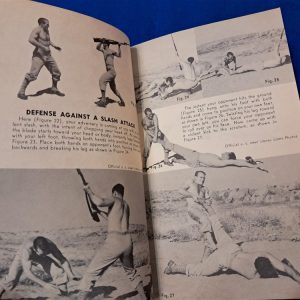 world-war-two-bayonet-private-bought-training-manual-book-printed-in-1944-for-soldiers-to-defend-with