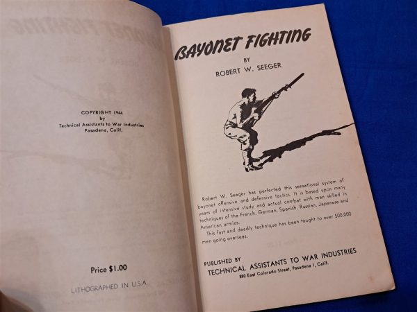 world-war-two-bayonet-private-bought-training-manual-book-printed-in-1944-for-soldiers-to-defend-with