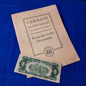 world-war-two-facimilie-of-the-surrender-of-germany-and-the -allied-terms-1945-dated-complete