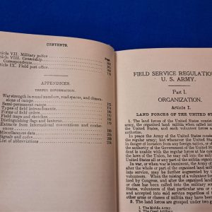 world-war-one-field-service-regulations-1914-and-revised-in-1917-with-234-plus-pages-hard-cover-excellent-conditon