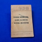 world-war-two-machine-gun-manual-1945-dated-for-the-browning-30-caliber-weapon-m1919-excellent-condition-299-pages-with-diagrams-and-photos