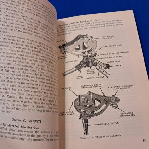 world-war-two-machine-gun-manual-1945-dated-for-the-browning-30-caliber-weapon-m1919-excellent-condition-299-pages-with-diagrams-and-photos