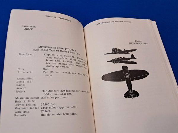 world-war-two-army-field-manual-for-the-identification-of-japanese-sircraft-1942-dated-175-pages-soft-cover-30-38