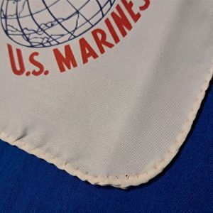 world-war-two-silken-handkerchief-united-states-marines-regular-size-screen-printed-sweetheart