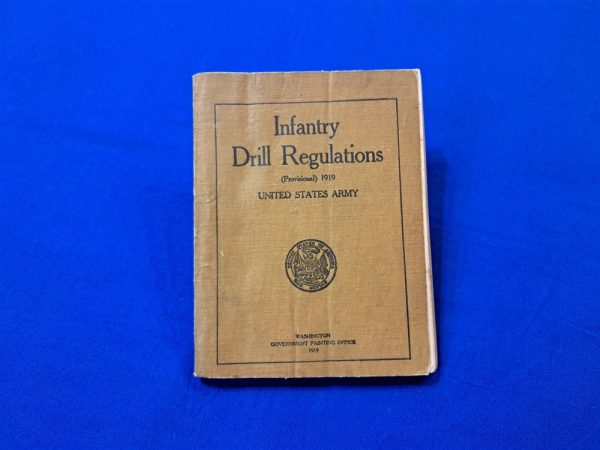 world-war-one-provisional-infantry-drill-regulations-1919-dated-soft-cover-oilcloth-occupational-troops