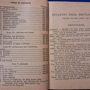 world-war-one-infantry-drill-regs-regulations-1911-corrected-to-1917-hard-cover-over-260-pages