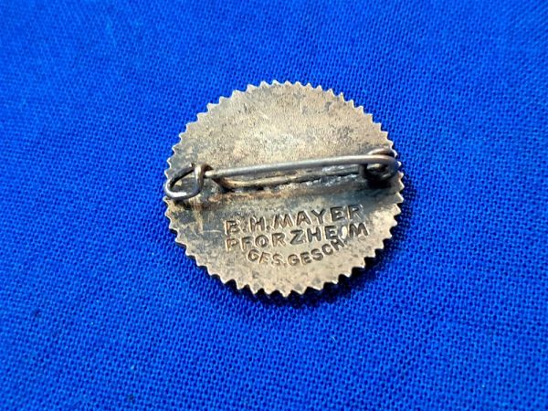 world-war-one-and-two-membership-pin-for-locomotive-association-of-cottbus-germany-b-h-mayer-marked-pin-back