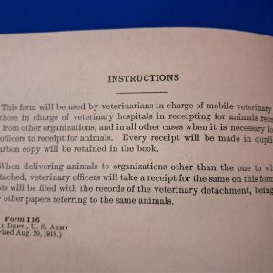 world-war-one-veterinary-animal-receipts-booklet-for-wounded-or-sick-animals-1918-dated