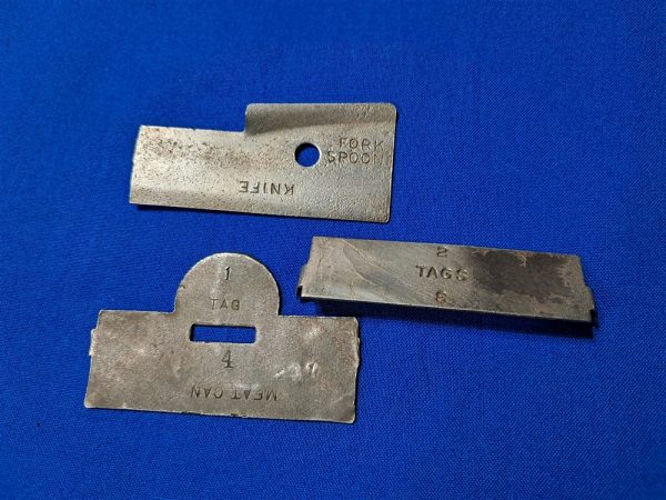 world-war-one-metal-plates-for-the-dog-tag-stamp-kits-with-brass-handle-nice-used-condition-missing-tab-on-one