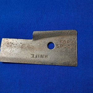 world-war-one-metal-plates-for-the-dog-tag-stamp-kits-with-brass-handle-nice-used-condition-missing-tab-on-one