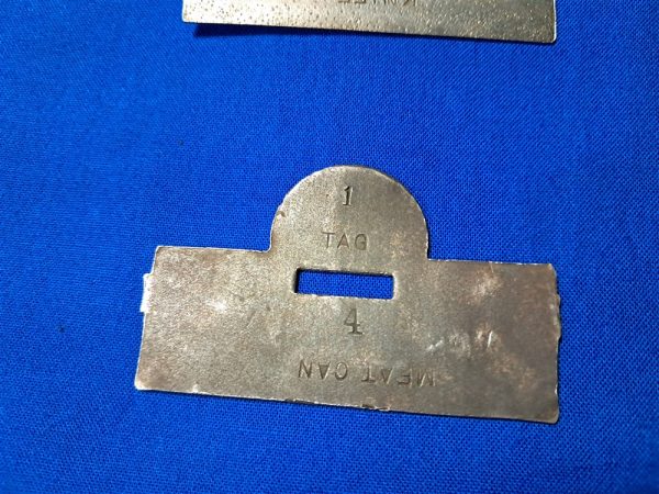 world-war-one-metal-plates-for-the-dog-tag-stamp-kits-with-brass-handle-nice-used-condition-missing-tab-on-one