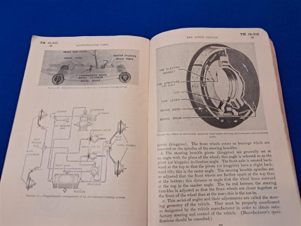 world-war-two-technical-manual-number-10-510-with-photos-of-early-pre-1941-vehicles-and-their-basic-parts