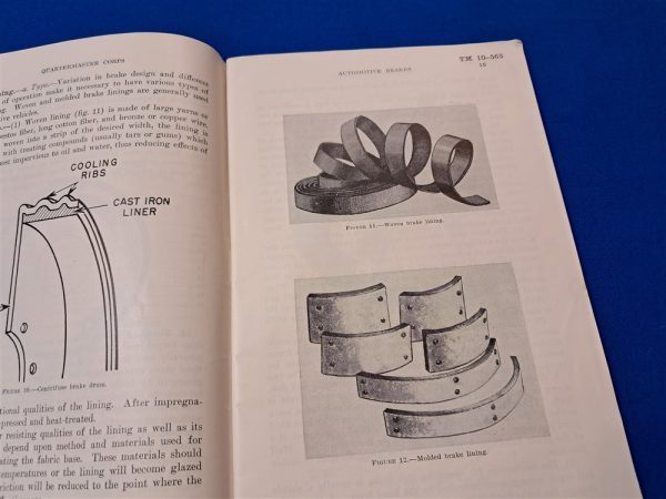 world-war-two-manual-automotive-brakes-51-pages-1941-dated-technical-aspects-of-the-whole-breaking-system-of-military-vehicles