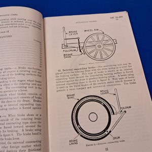 world-war-two-manual-automotive-brakes-51-pages-1941-dated-technical-aspects-of-the-whole-breaking-system-of-military-vehicles