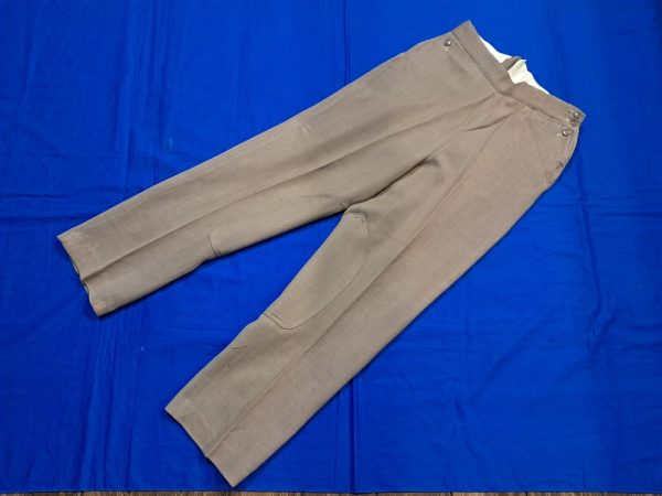 world-war-two-trouser-pinks-officer-small-size-26-27-Trousers pink officer small-condition-side-zipper-wonderful-condition