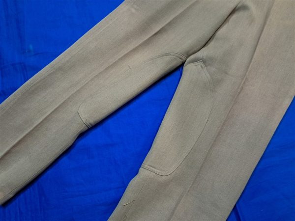 world-war-two-trouser-pinks-officer-small-size-26-27-Trousers pink officer small-condition-side-zipper-wonderful-condition