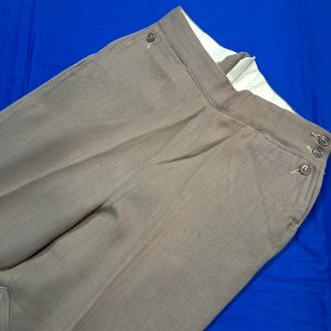 world-war-two-trouser-pinks-officer-small-size-26-27-Trousers pink officer small-condition-side-zipper-wonderful-condition