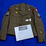 world-war-two-uniform-with-dog-tags-and-i-d-identification-size-38-with-2-holes-small-near-bottom-1944-dated-45th-division