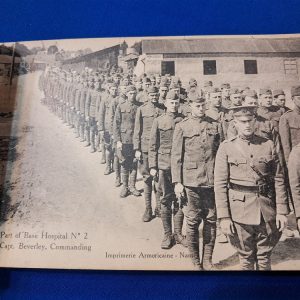 world-war-one-photo-histoy-book-of-the-veterinary-hospital-number-9-in-france-post-card-type