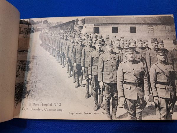 world-war-one-photo-histoy-book-of-the-veterinary-hospital-number-9-in-france-post-card-type