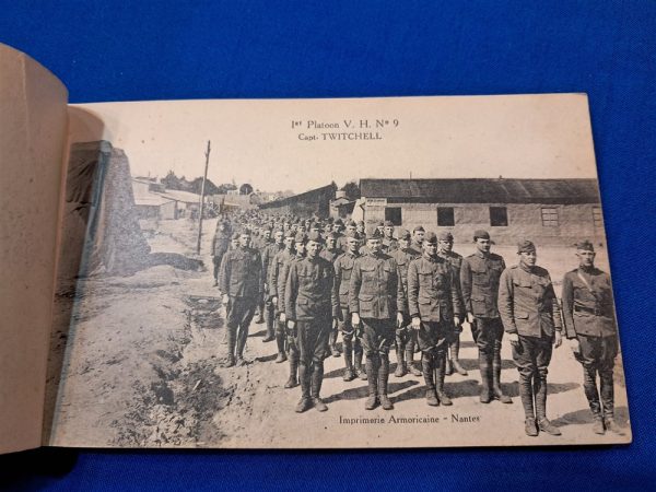 world-war-one-photo-histoy-book-of-the-veterinary-hospital-number-9-in-france-post-card-type