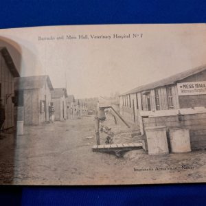 world-war-one-photo-histoy-book-of-the-veterinary-hospital-number-9-in-france-post-card-type